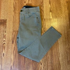 Wit & Wisdom Taupe Skinny-Leg Ankle Pants (Size 2)